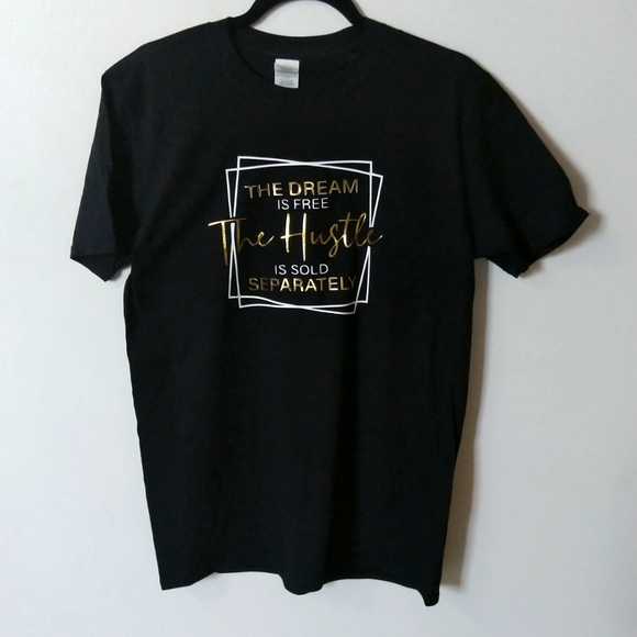 SBC The Hustle Short Sleeve Crew Neck Black T-Shirt - Picture 2 of 6